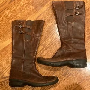 Keen Bern Baby Brown Leather Tall Boots